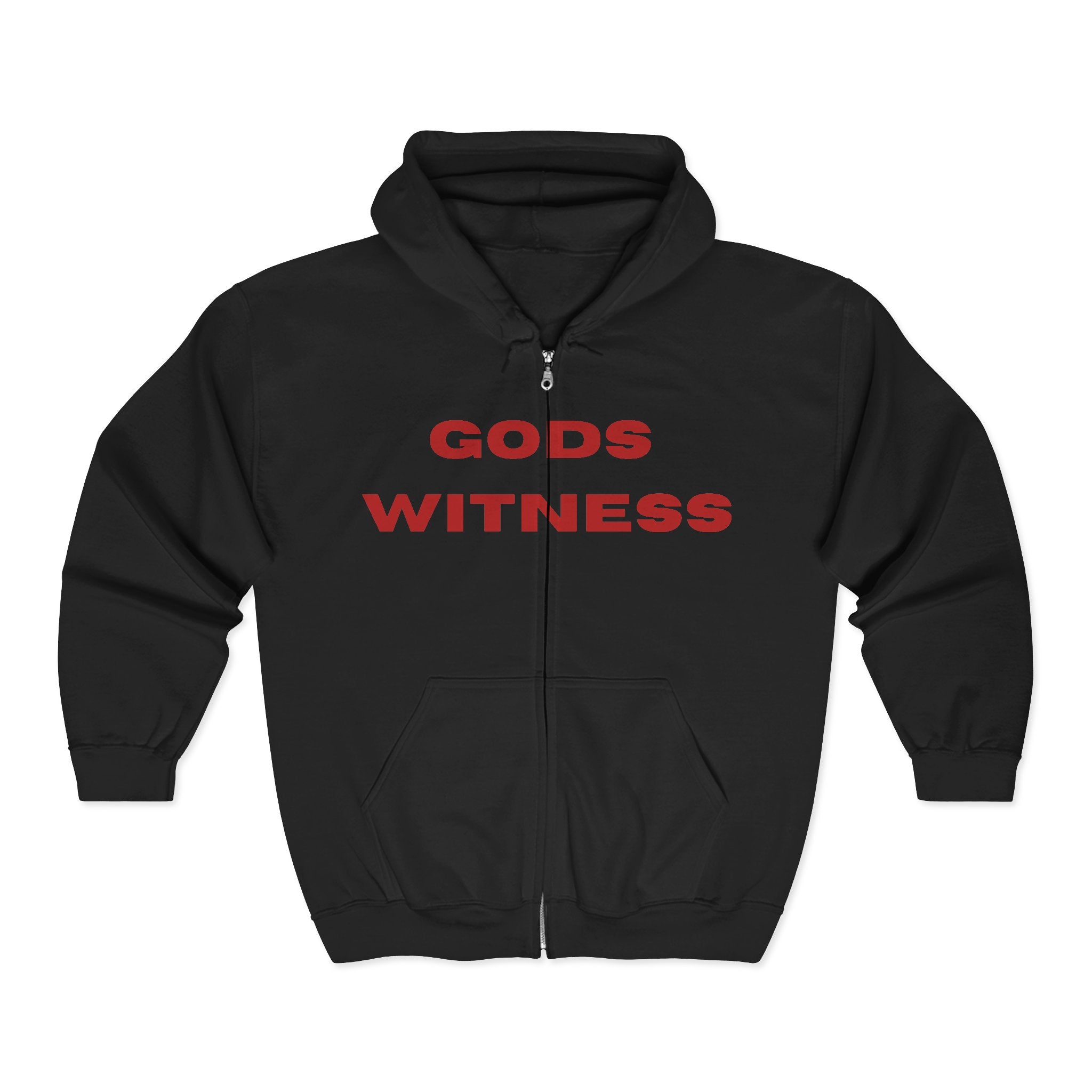 Gods Witness Unisex Zip Hoodie