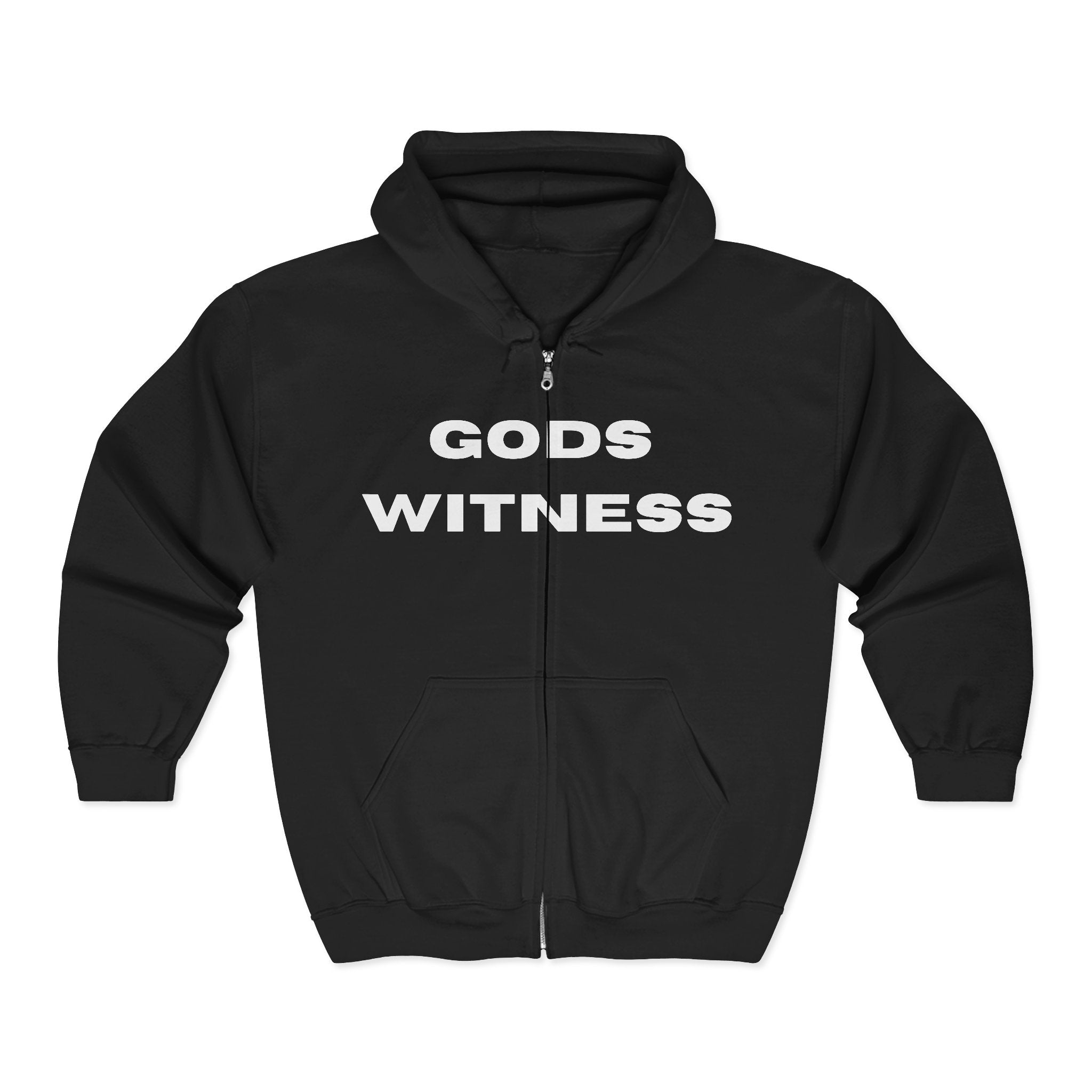Gods Witness Unisex Zip Hoodie