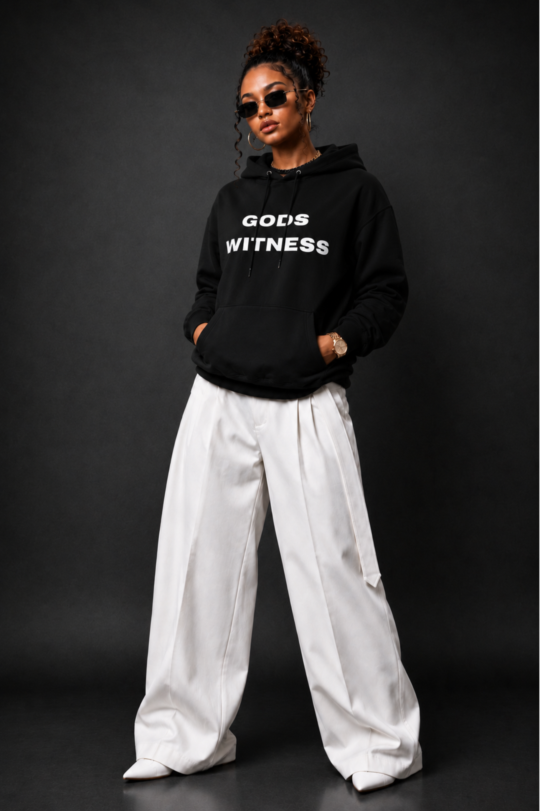 Gods Witness Unisex Hoodie | Black