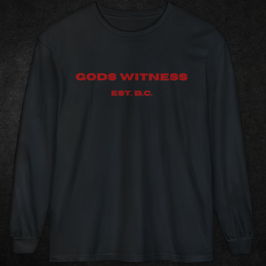 God's Witness Unisex Long Sleeve Tee