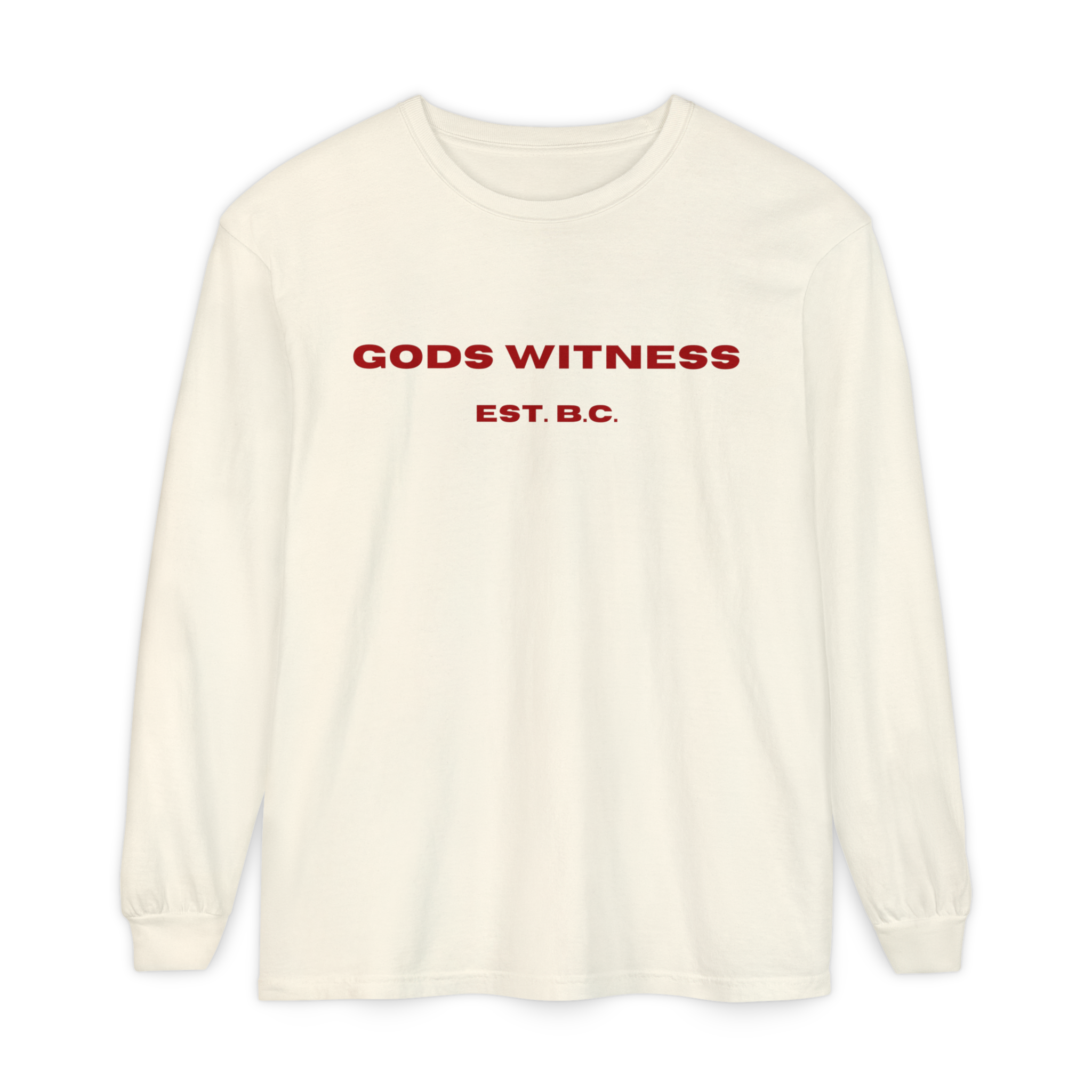 God's Witness Unisex Long Sleeve Tee