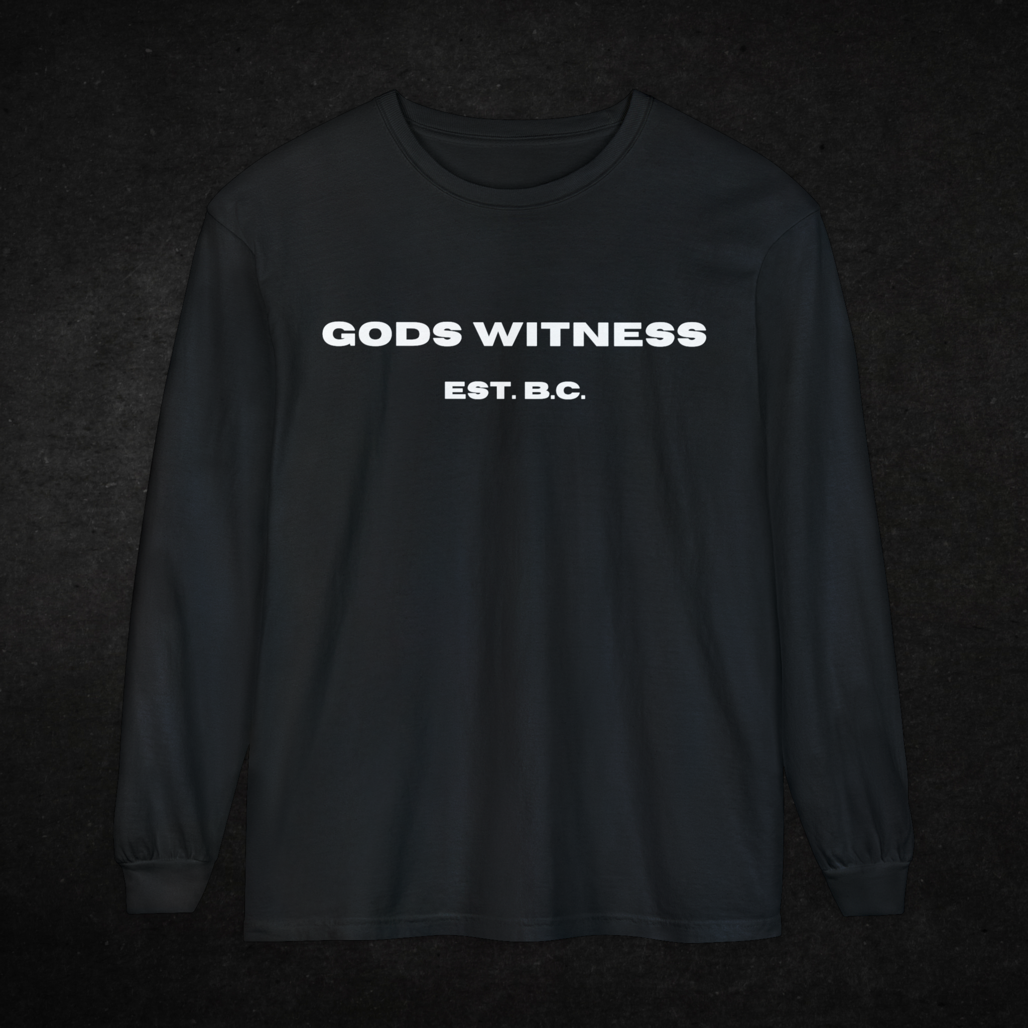 God's Witness Long Sleeve Tee