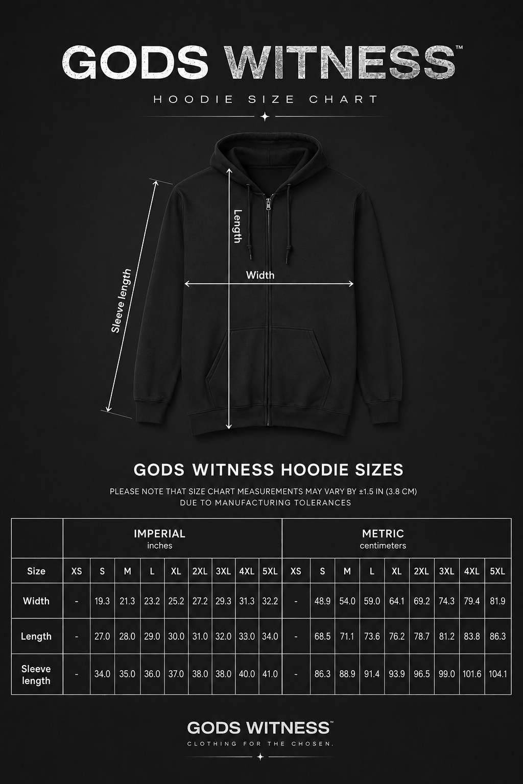 Gods Witness Est. B.C. Unisex Hoodie