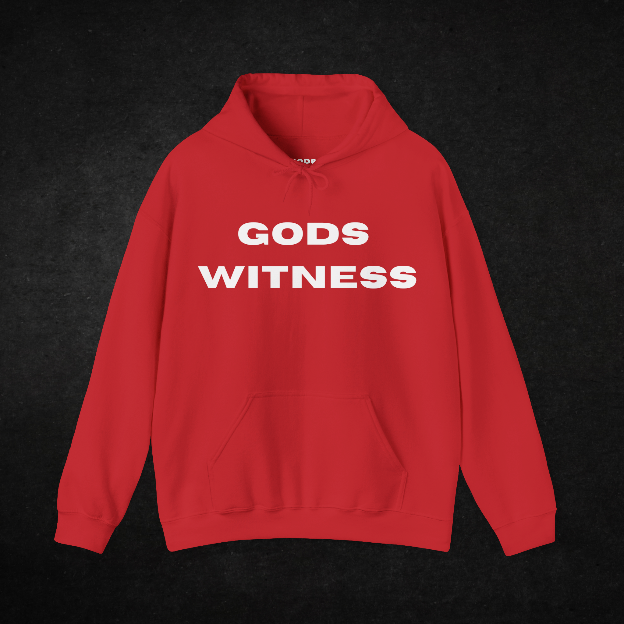 Gods Witness Est. B.C. Unisex Hoodie | Red