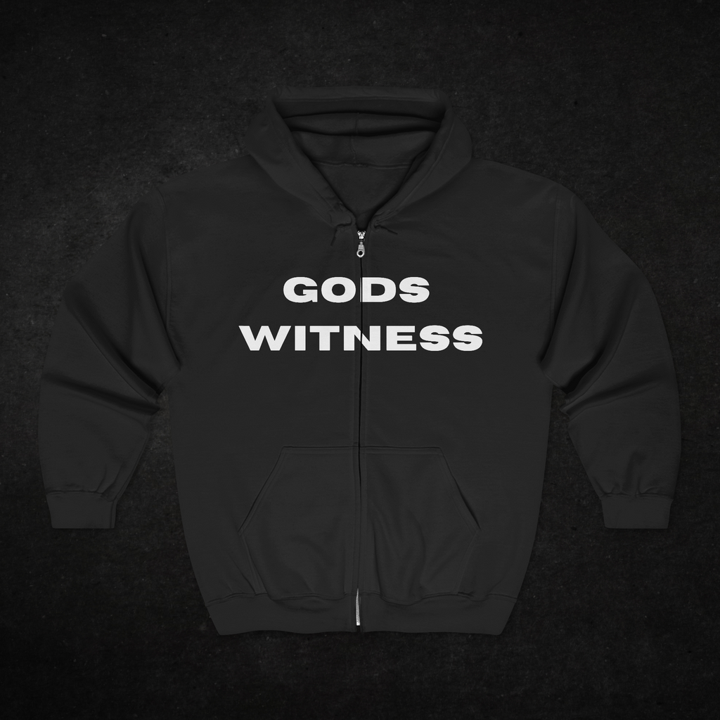 Gods Witness Unisex Zip Hoodie