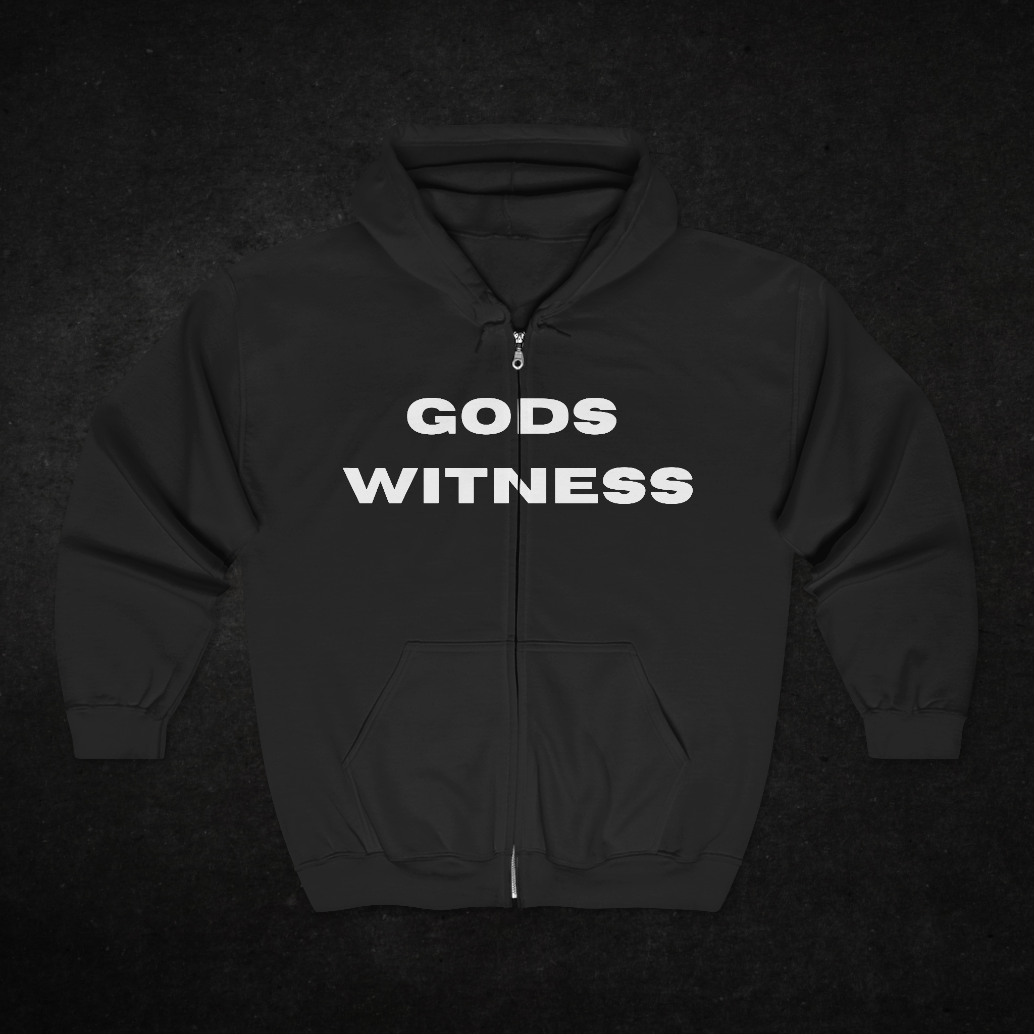 Gods Witness Unisex Zip Hoodie