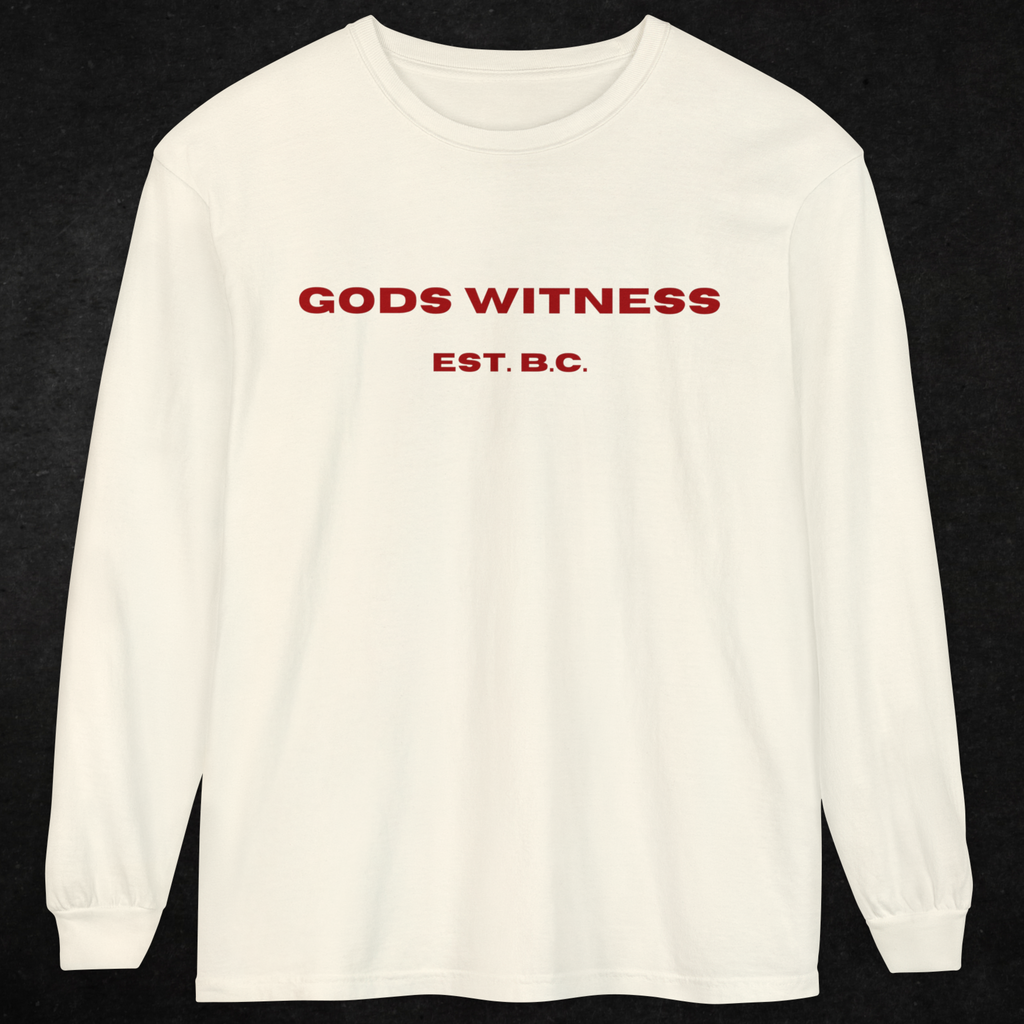 God's Witness Unisex Long Sleeve Tee