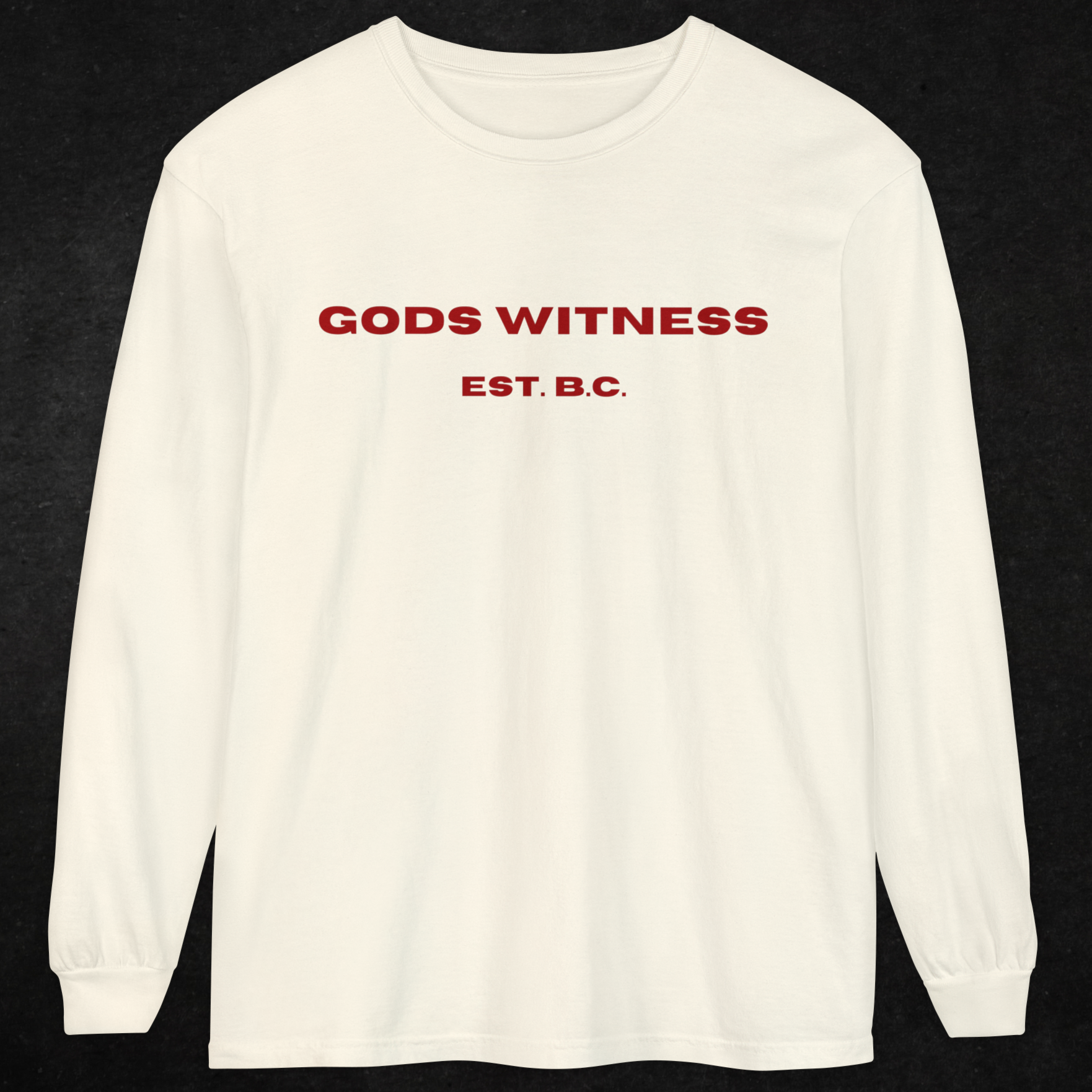 God's Witness Unisex Long Sleeve Tee