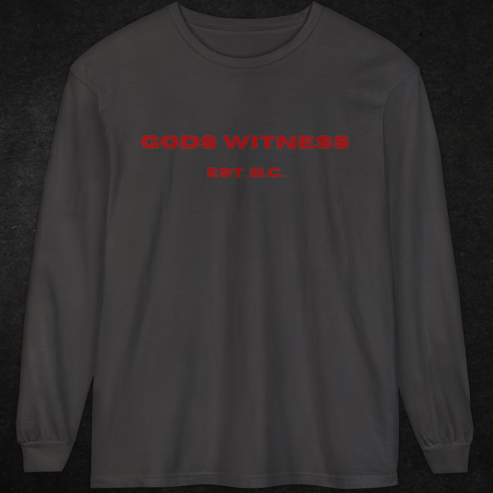 God's Witness Unisex Long Sleeve Tee