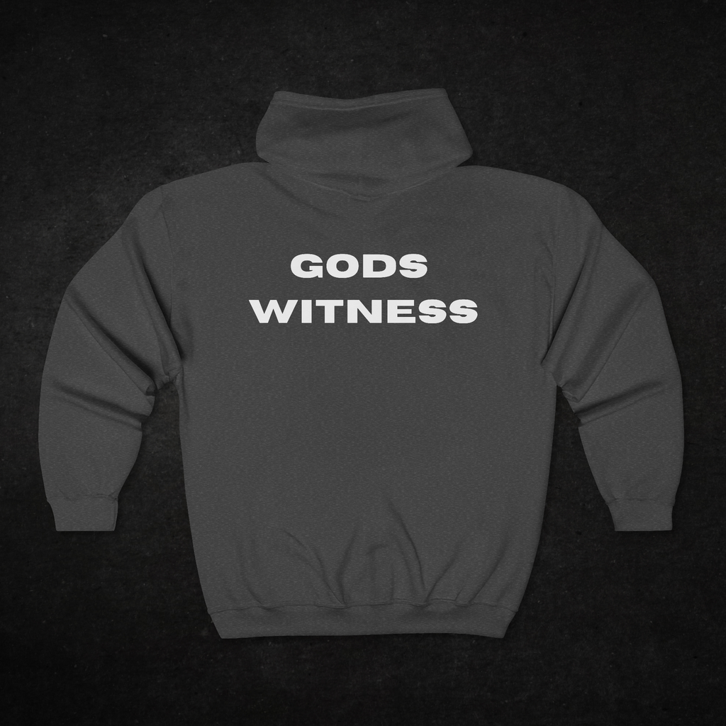 Gods Witness Unisex Zip Hoodie