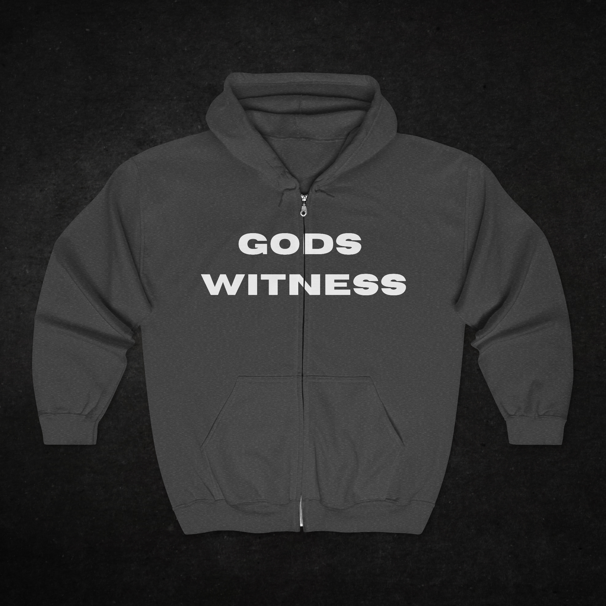 Gods Witness Unisex Zip Hoodie