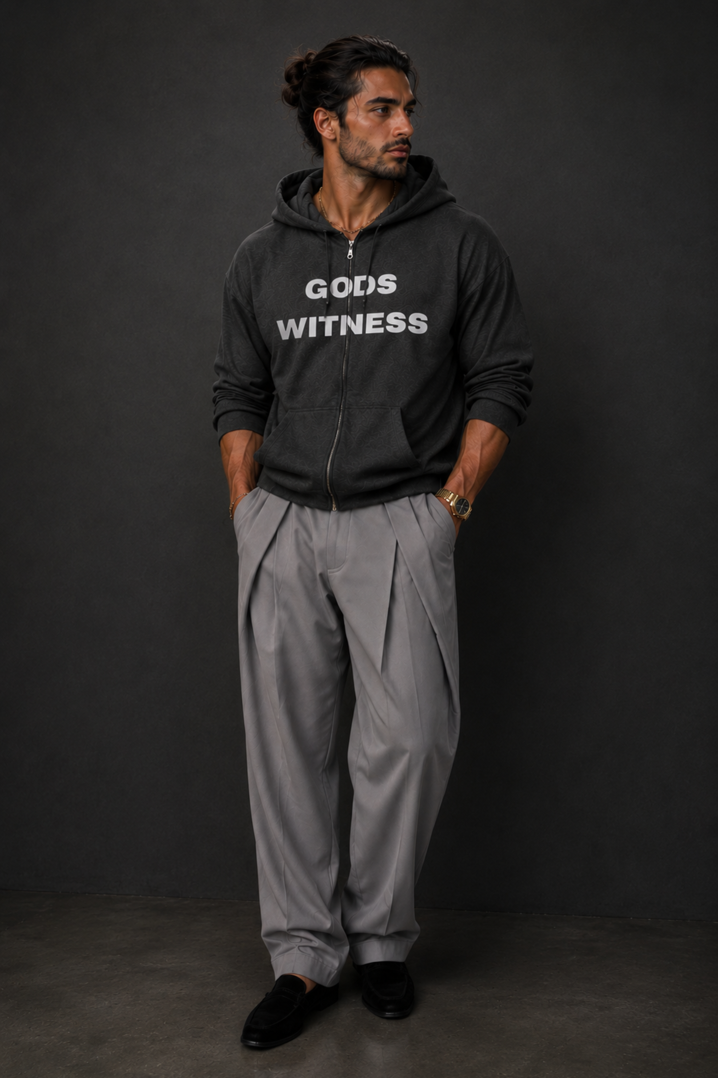 Gods Witness Unisex Zip Hoodie