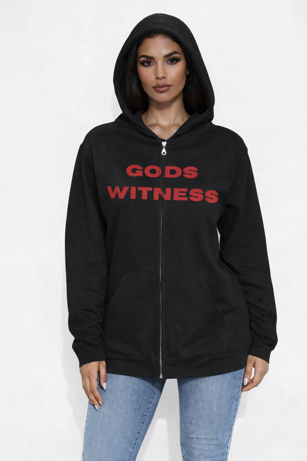Gods Witness Unisex Zip Hoodie
