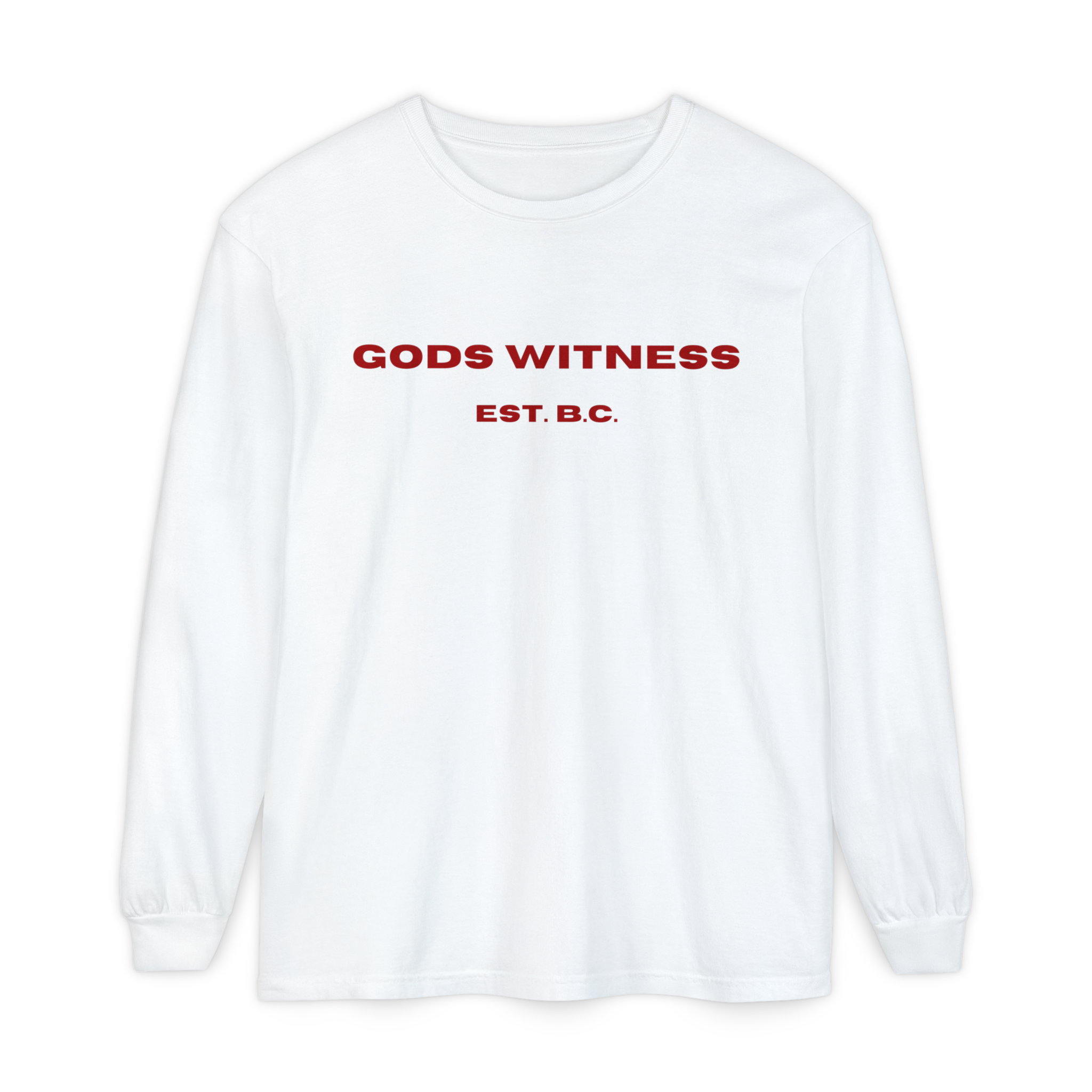 God's Witness Unisex Long Sleeve Tee